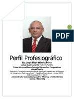 Perfil Profesiografico Del Lic. Jorge Eligio Mendez Junio 2019