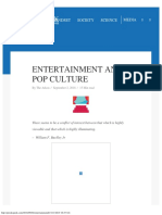 Entertainment and Pop Culture 