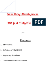 New Drug Development DR G A Waghmare
