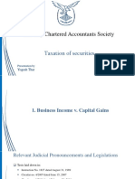 Taxation of Securities - MR - Yogesh Thar11.07.18