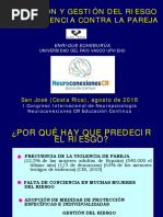 Predicción Del Riesgo en La Violencia de Pareja. Costa Rica PDF