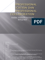 Interprofessional Education Dan Interprofessional Collaboration