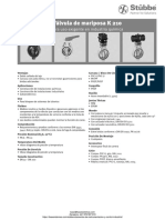Valvula de Mariposa Stubbe k210