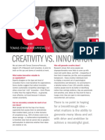 Creativity vs. Innovation: 5 Keys to Generating Ideas and Driving Change