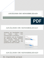 Analisis de Sensibilidad