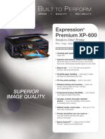 Expression Premium XP-600: Superior Image Quality