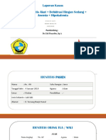 Laporan Kasus Gastroentiritis Akut + Dehidrasi Ringan Sedang + Anemia + Hipokalemia