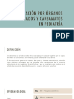 Intoxicación Por Órganos Fosforados y Carbamatos en Pediatría