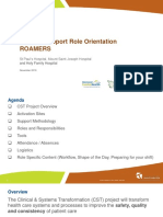 Go-Live Support Orientation PHC Slide Deck Roamers