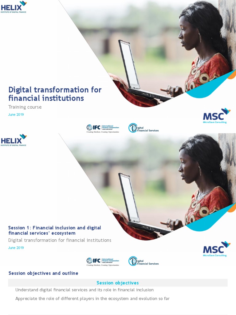 Digital Transformation in Finance Training | PDF | Financial Inclusion ...