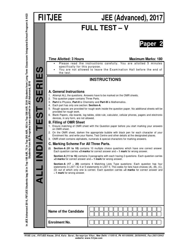JEE Advanced Print | PDF | Refraction | Refractive Index