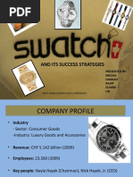 Download Swatch global strategy by chandigarians SN43483732 doc pdf