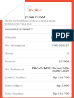 Invoice: Bukti Pembayaran PDAM