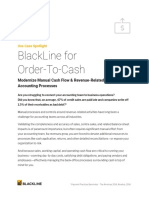 Blackline for Order to Cash