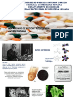 Mecanismos de Accion y Resistencia Antimicrobiana