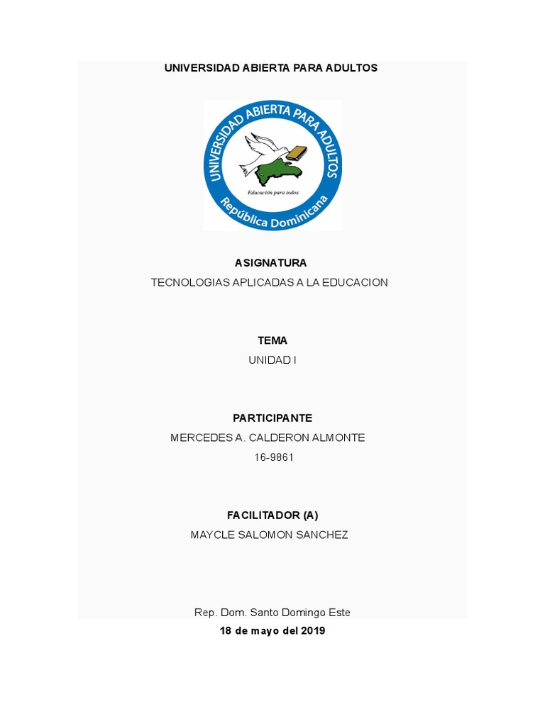 Tarea 1 de Tecnologia | PDF | Comunicación | Tecnología de información ...