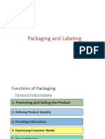 Packaging & Labeling