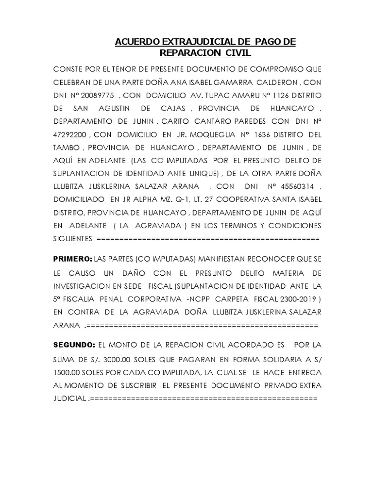 Acuerdo Conciliatorio Penal en Bolivia | PDF | Gobierno | Justicia