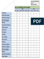 Audit Attendance Sheet