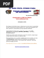 Notas y escalas en acordeón GCF | PDF
