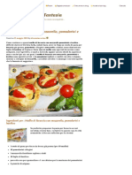 Muffin Di Focaccia Con Mozzarella, Pomodorini e Basilico