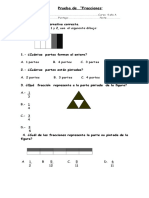 Prueba de Fracciones 2019