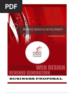 Proposal for Ecommerce Website Development New