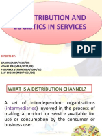 Distribution and Logistics in Services: Efforts by