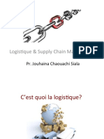 Logis&que & Supply Chain Management: Pr. Jouhaina Chaouachi Siala