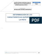 Determinación de Las Características Superficiales de La Pista