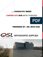 Orthodontic Wire Properties for Efficient Tooth Movement