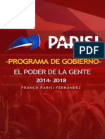 Programa Presidencial FRANCO PARISI 2014 PDF
