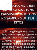 Pagsusuri NG Budhi - 4