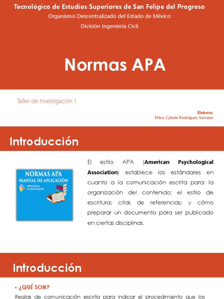 Normas Apa Pptx Estilo Apa