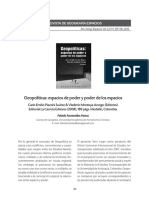 Geopoliticas Espacios de Poder y Poder de Los Espa PDF