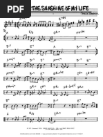 You Are The Sunshine Of My Life Eb Lead Sheets Pdf