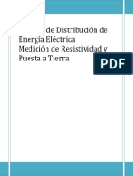 Sistema de Distribución de Energía Eléctrica Medición de Resistividad y Puesta a Tierra