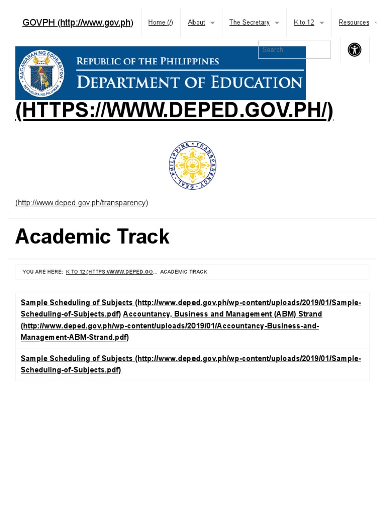 Academic Track Overview and Subjects | PDF | Social Science | Humanities