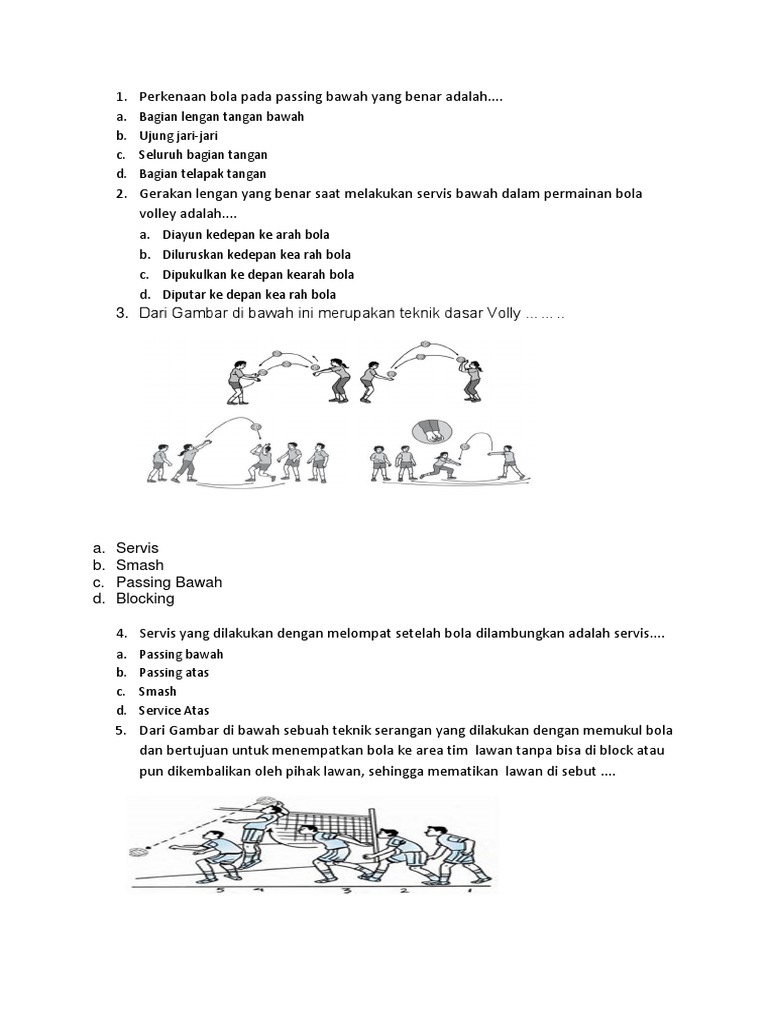 Soal Usbn Pjok Susulan