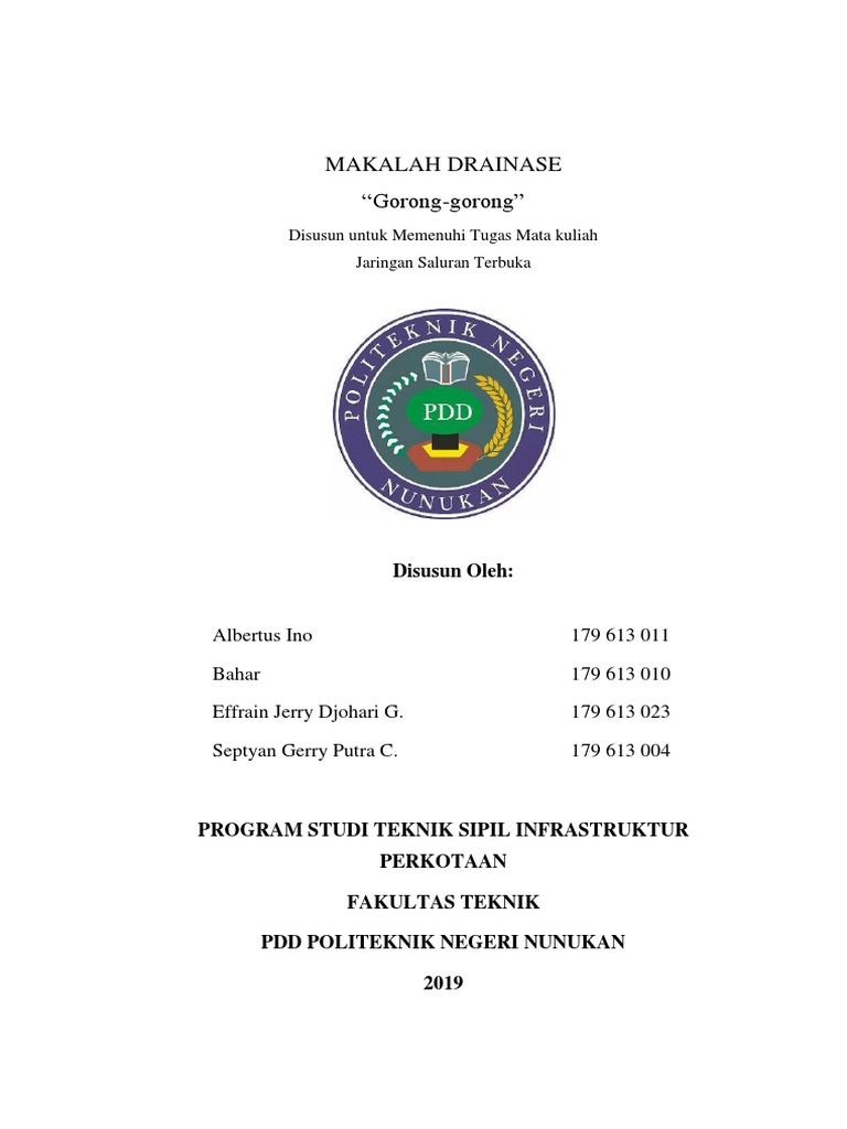 18+ Contoh daftar pustaka makalah gorong gorong information