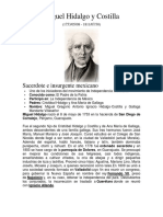 Miguel Hidalgo y Costilla sacerdote insurgente Independencia México