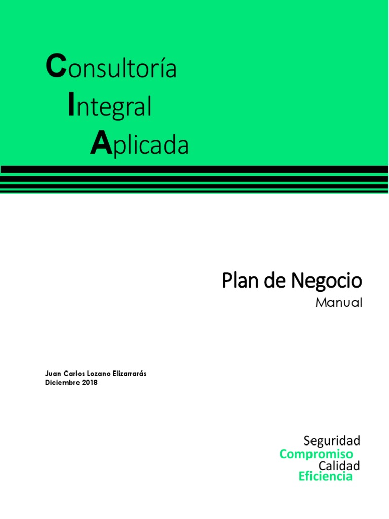 Guía Completa para Crear un Plan de Negocio | PDF | Plan de negocios ...
