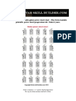 Downloadable Printable Power Chord Chart PDF