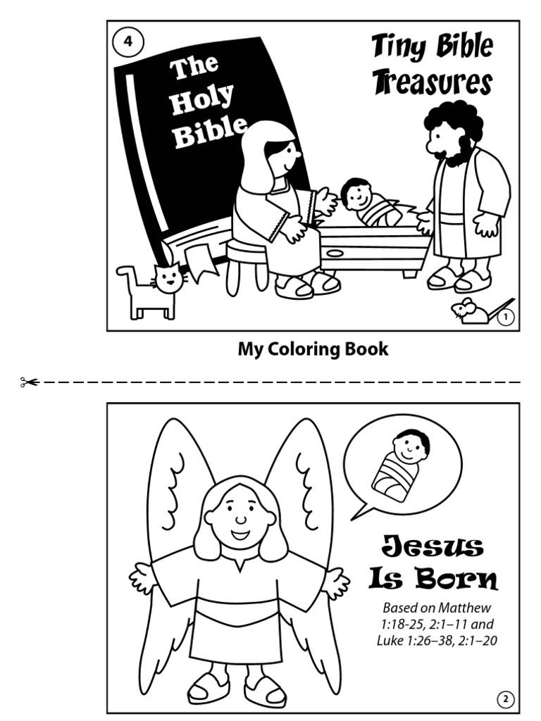 Coloring Book Jesus Is Born
