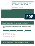 Measures for Ungrouped Data