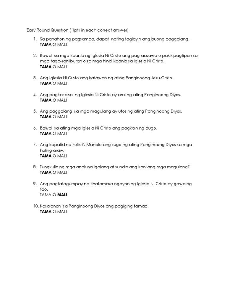 PNK Question | PDF
