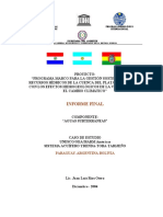 Informe Final Saytt Paraguay