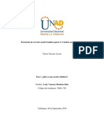 Prestación de Servicio Social Unadista - FASE 1 - Lesly Mendoza PDF