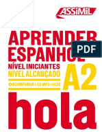 Assimil APRENDER ESPANHOL NÍVEL INICIANTES NÍVEL ALCANÇADO A2 HOLA_extrait