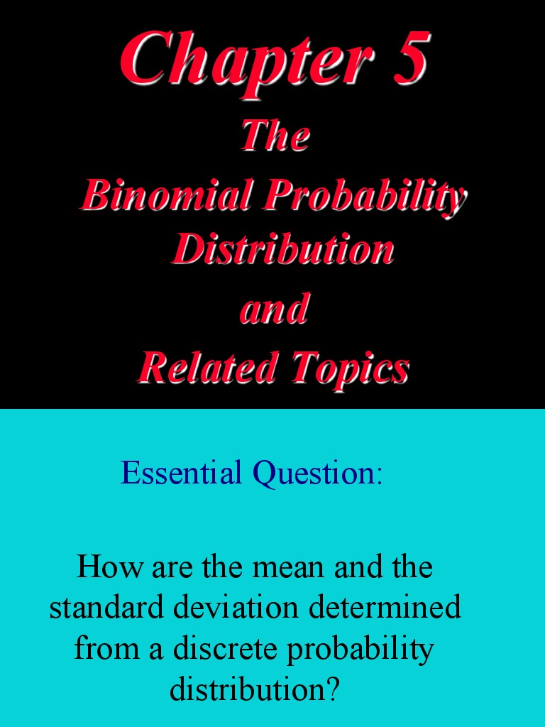 Binomial Distribution Overview | PDF | Probability Distribution ...